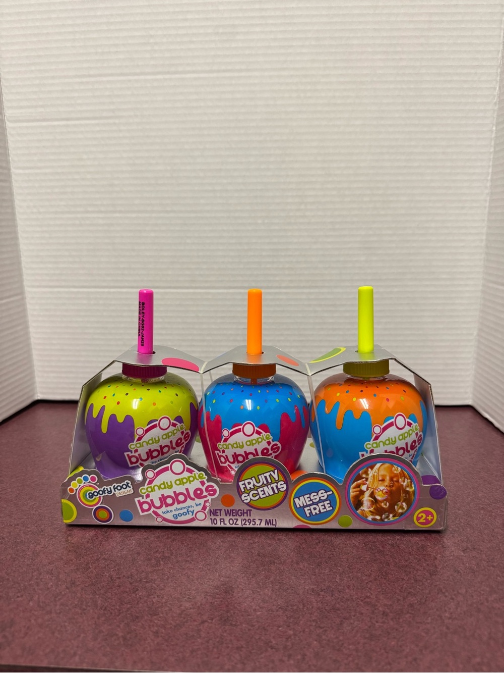 Candy Apple Bubbles Trio - Purple, Blue & Orange Fruity Bubble Set